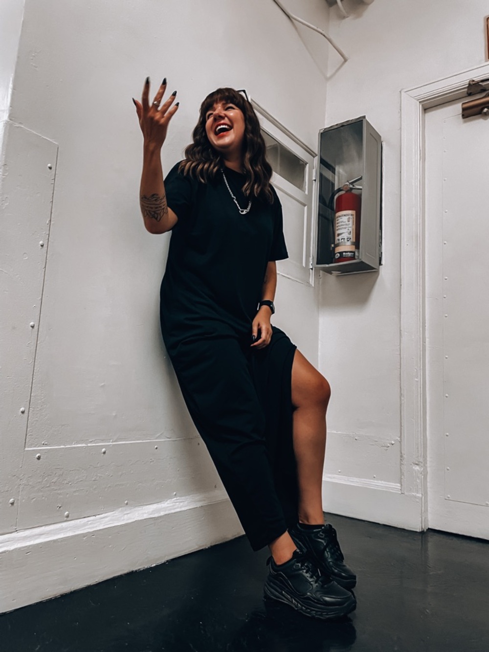 Missguided tshirt maxi dress